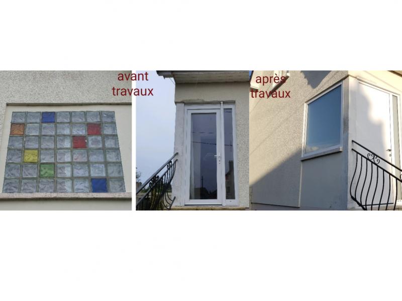 Remplacement d'une porte d'entrée et d'une fenêtre à Ouistreham